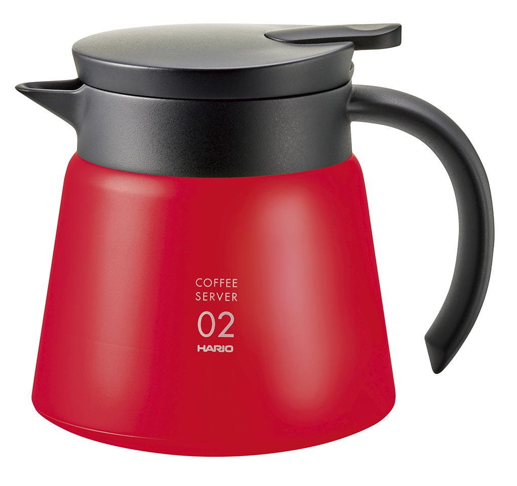 Hario V60 Wärmespeichernder Edelstahlserver 600 Rot